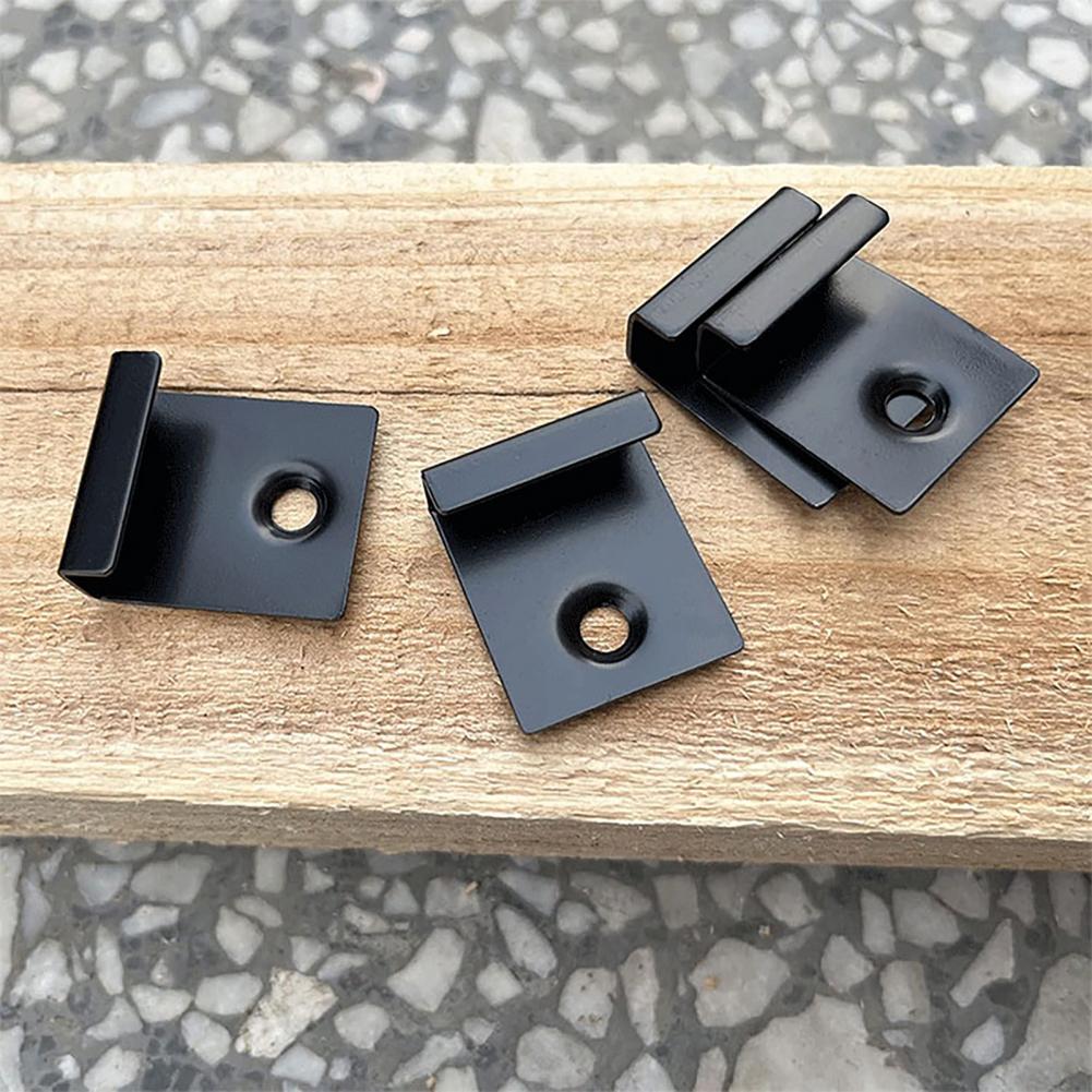 Deck Screw Stainless - 50/100個入り ステンレス製デッキクリップ ネジ付き ユニバーサル隠しデッキファスナー 複合デッキボード用スタートクリップ