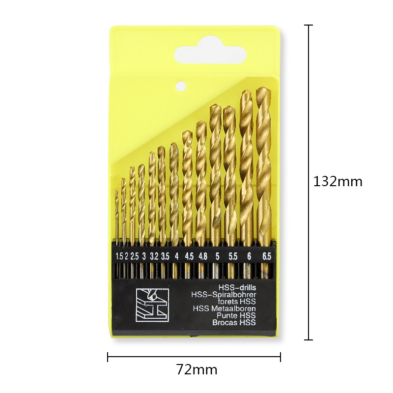 13個入り高速鋼ドリルビットセット、ガラス、金属、タイル、コ - Home Improvement Center のレビューと価格