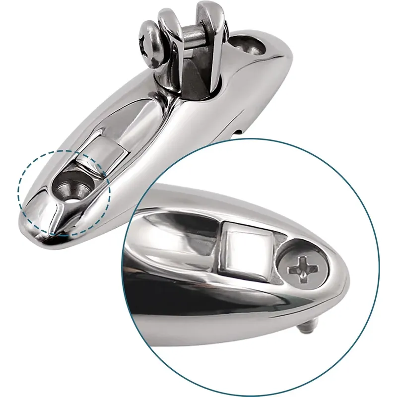 クイックリリースビミニトップスイベルヒンジ316ステンレス鋼 - Deck Screw Stainless のレビューと価格