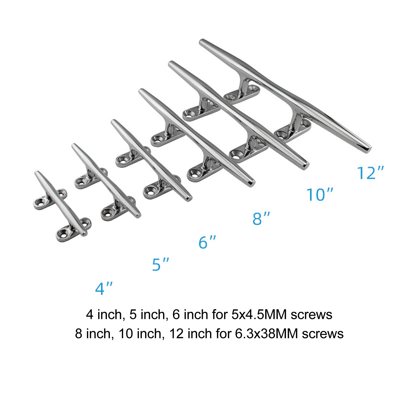 ボートクリート オープンベース ヘビーデューティー 316ス - Deck Screw Stainless のレビューと価格