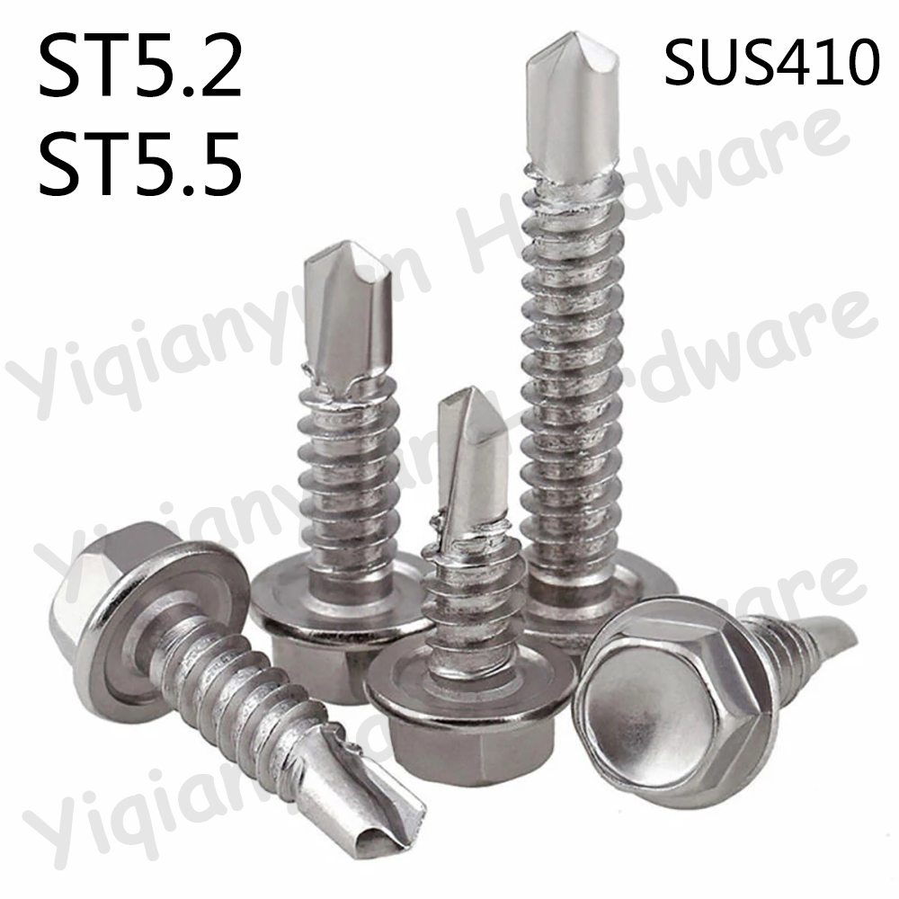 易乾源 ST5.2/5.5 SUS410 ステンレス鋼セルフ - Deck Screw Stainless のレビューと価格