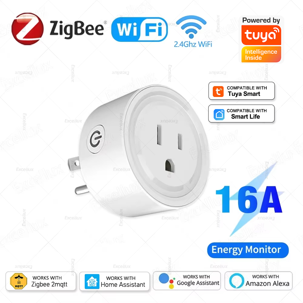 Tuya WiFi または Zigbee スマートソケット  - Home Improvement Outlet のレビューと価格