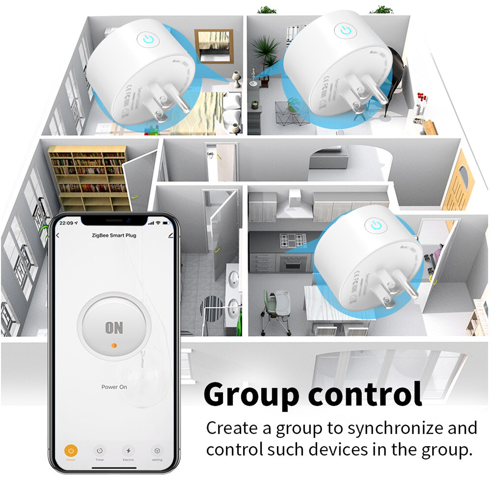 Tuya WiFi または Zigbee スマートソケット  - Home Improvement Outlet のレビューと価格