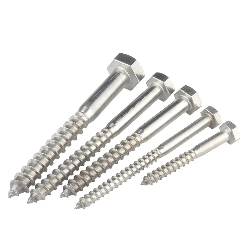 M6～M12ステンレス鋼半ネジ外径六角頭セルフタッピング木ネ - Deck Screw Stainless のレビューと価格