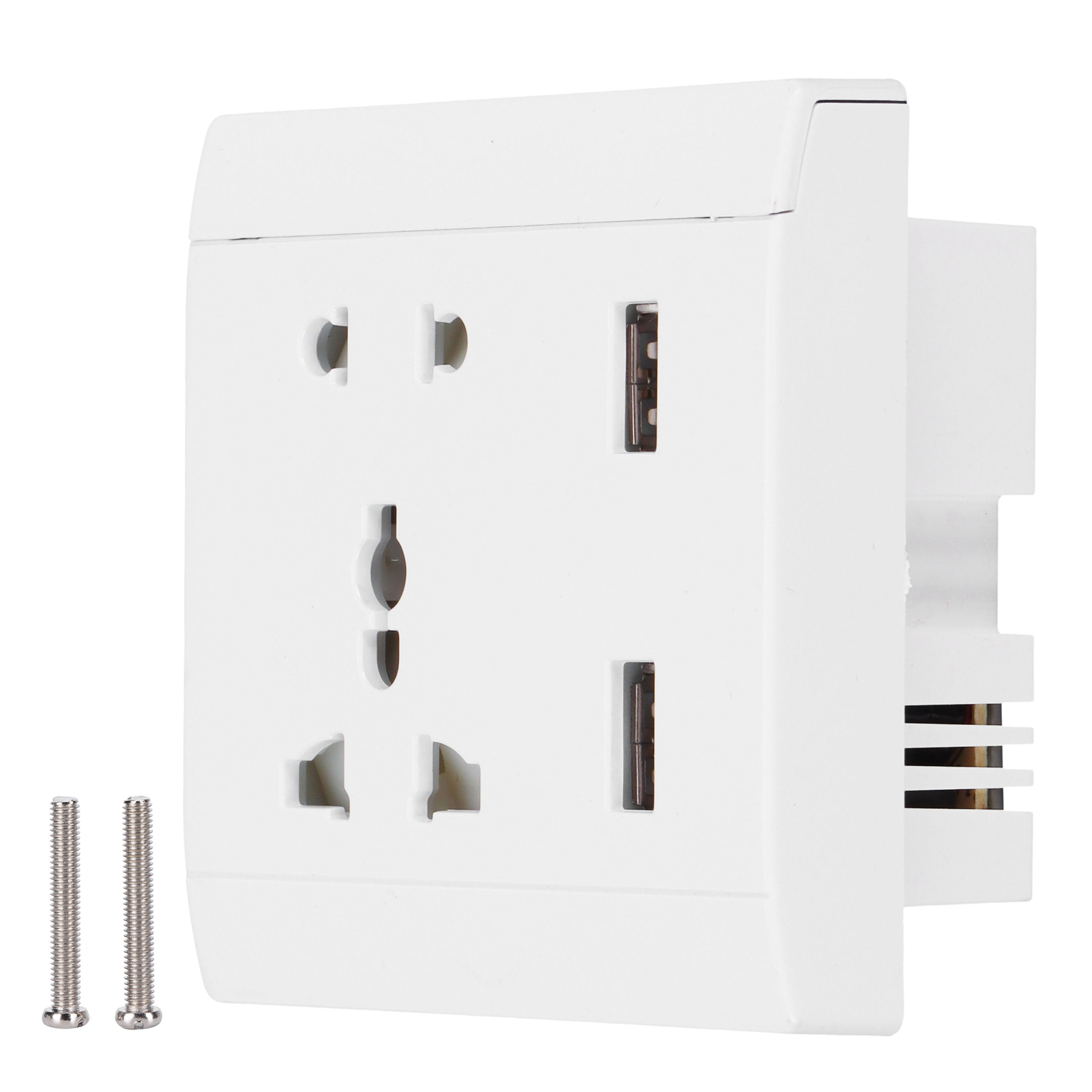 13A 多機能壁面電源コンセント 2 USB ポート付き ホ - Home Improvement Outlet のレビューと価格
